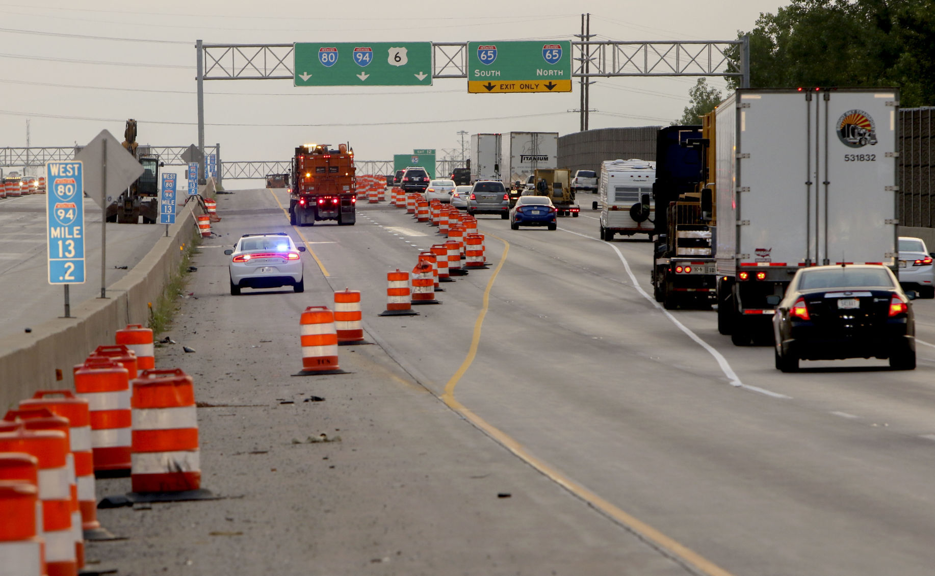 Borman lane closures